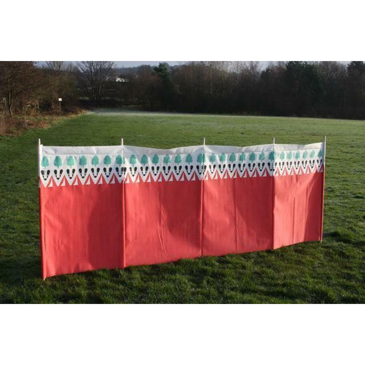 Olpro Witley 5 Pole Windbreak (Wooden poles) 140cm High