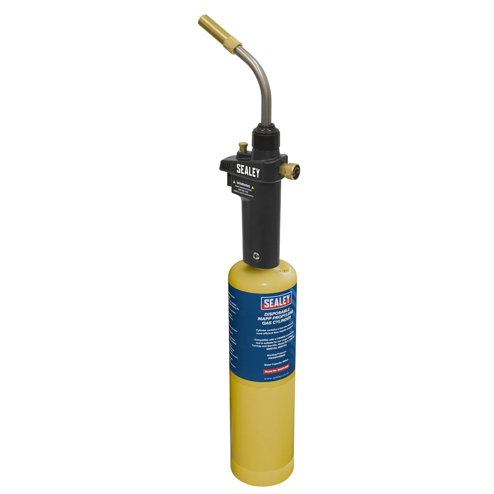Sealey Brazing & Soldering MAPP Gas Torch SMGT01 0.65kg