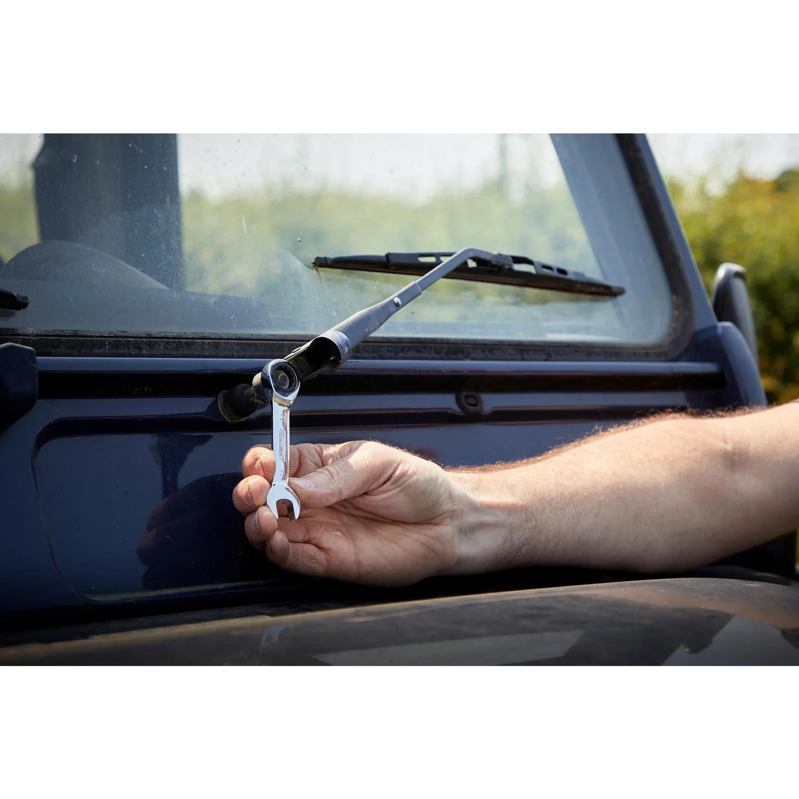 Draper HI-TORQ® Metric Stubby Flexible Head Ratchet Combination
