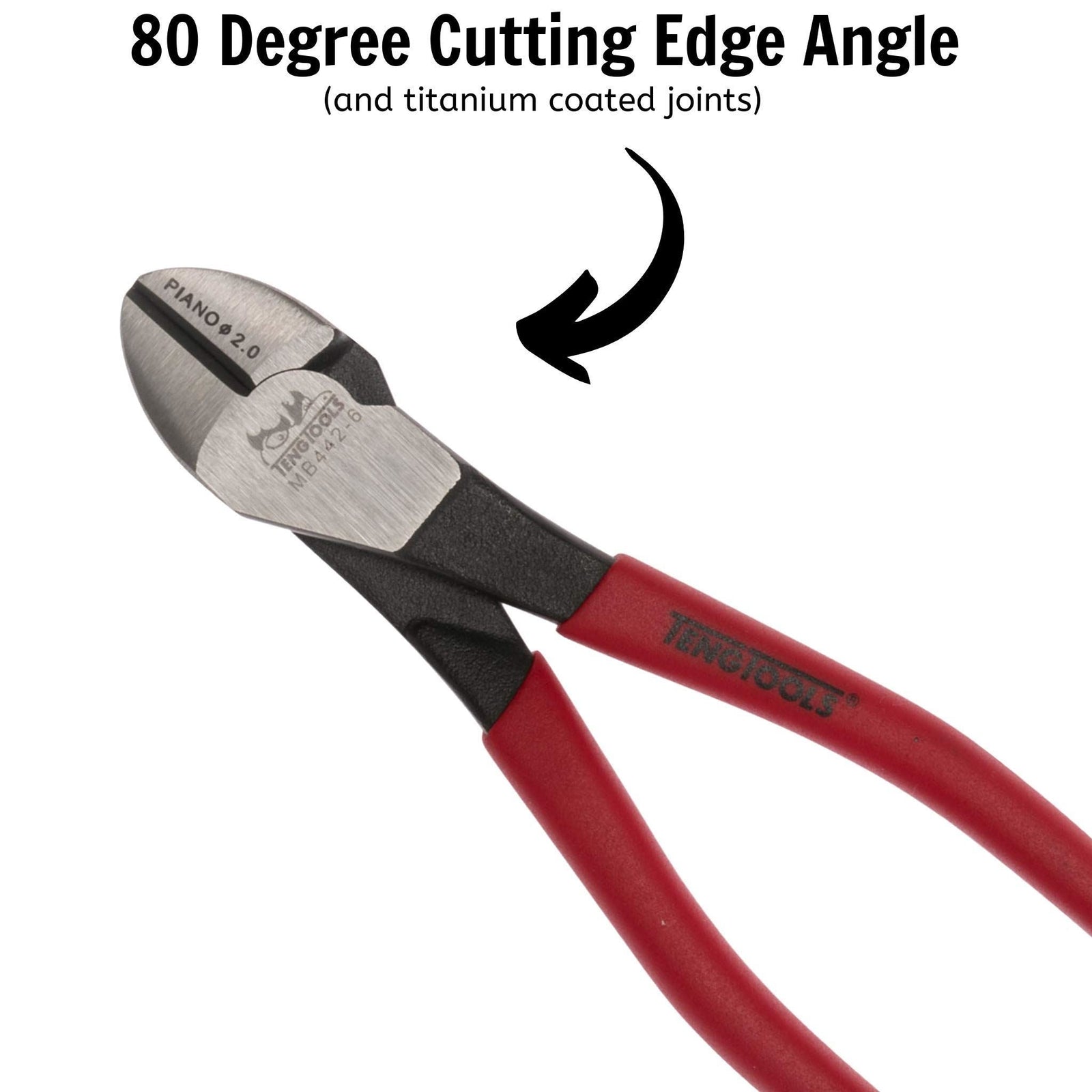 Teng Tools Heavy Duty Side Cutting Plier 160mm