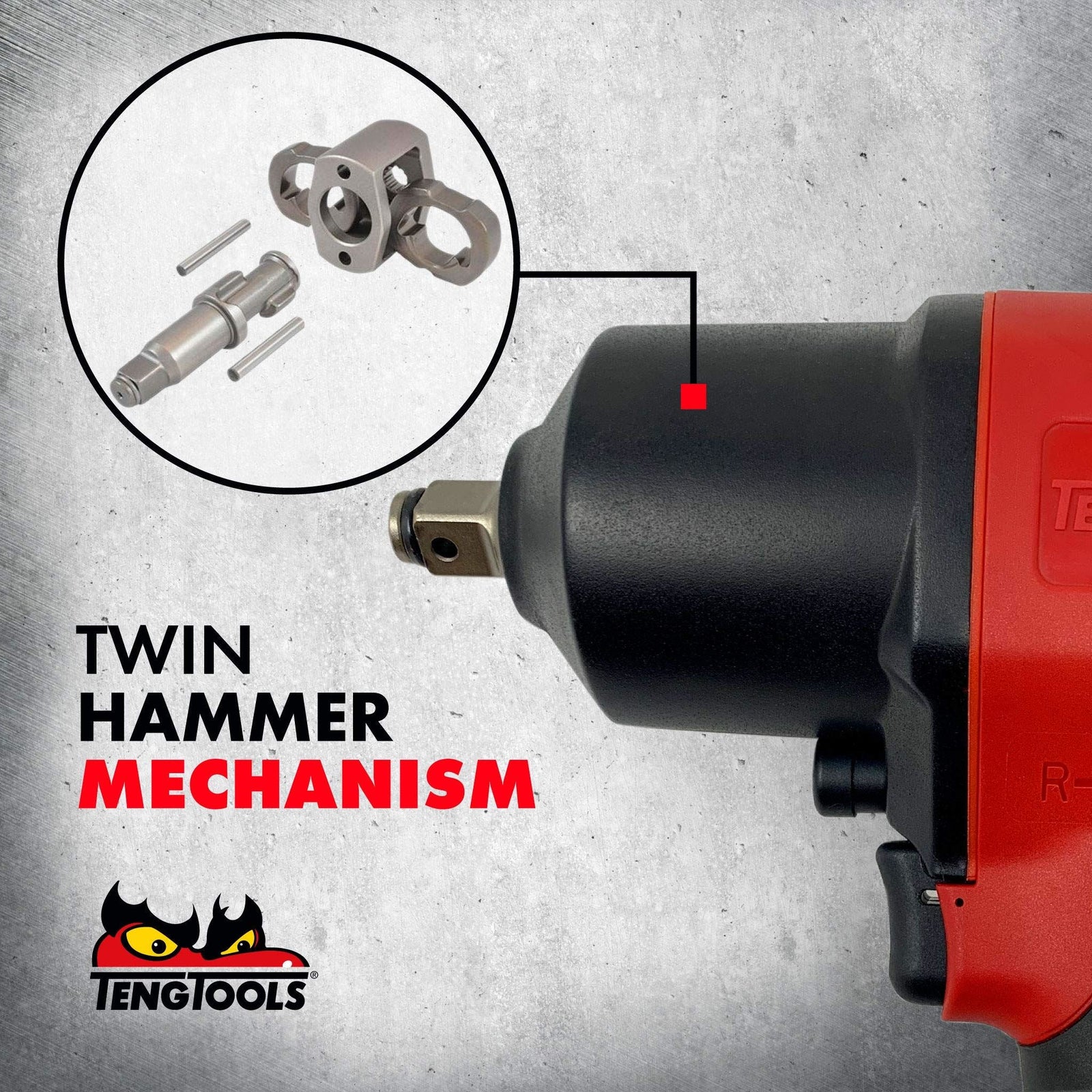 Teng Tools 1/2" Composite Air Impact Wrench