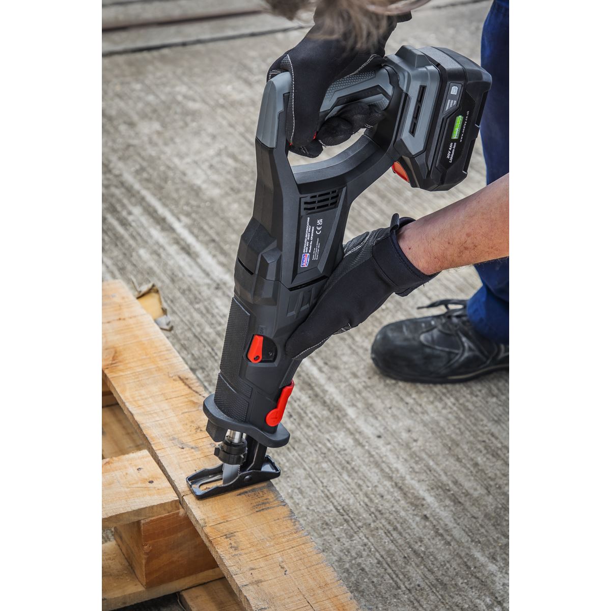 Sealey Brushless Reciprocating Saw 20V SV20 Series Body Only CP20VRSX
