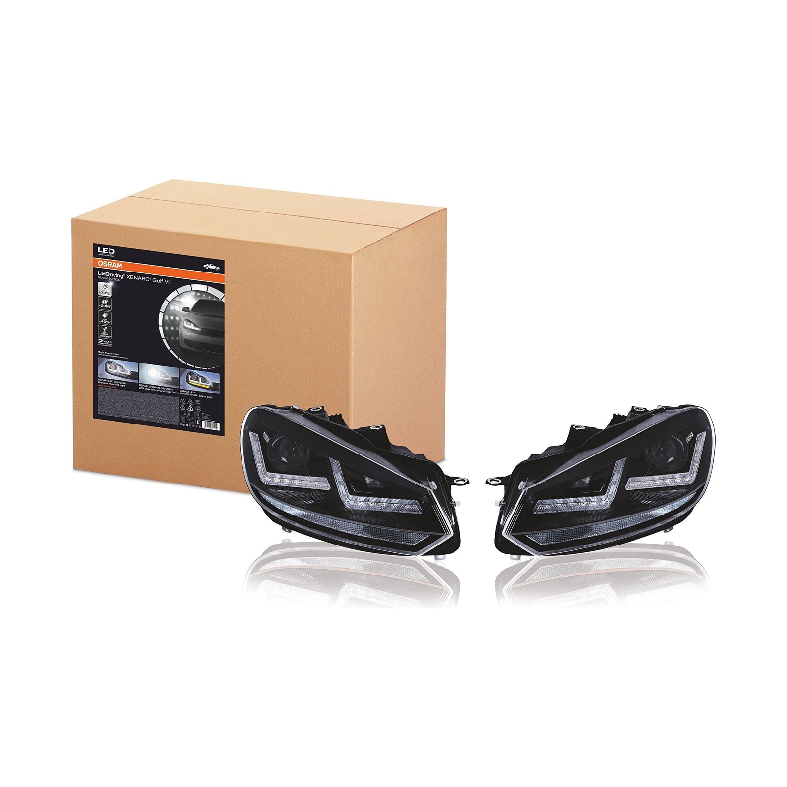 Osram LEDriving XENARC - Black Edition (UK version), Xenon retrofit headlamp inc
