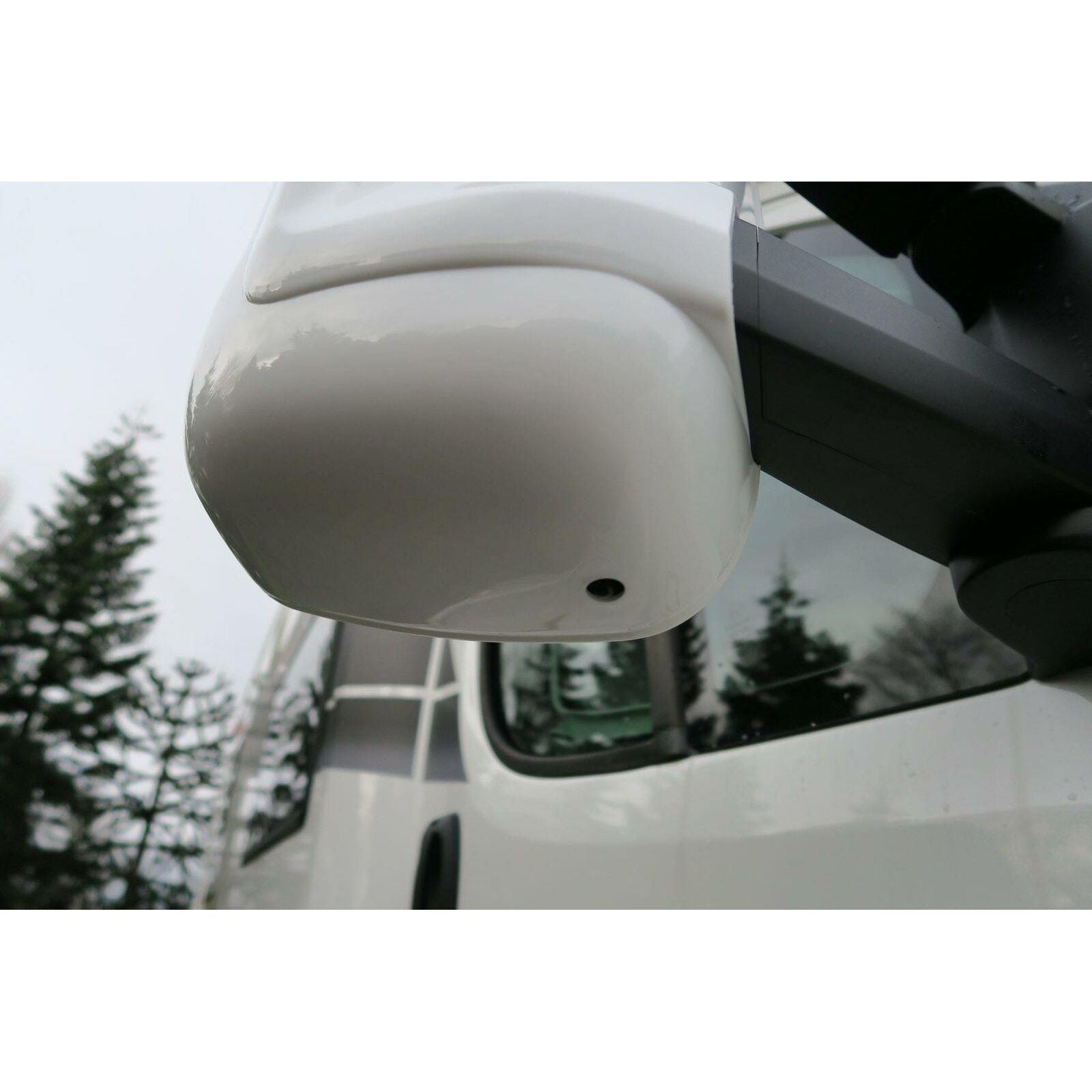Milenco Van Mirror Protectors White fits Fiat Ducato Peugeot Boxer Citroen Relay