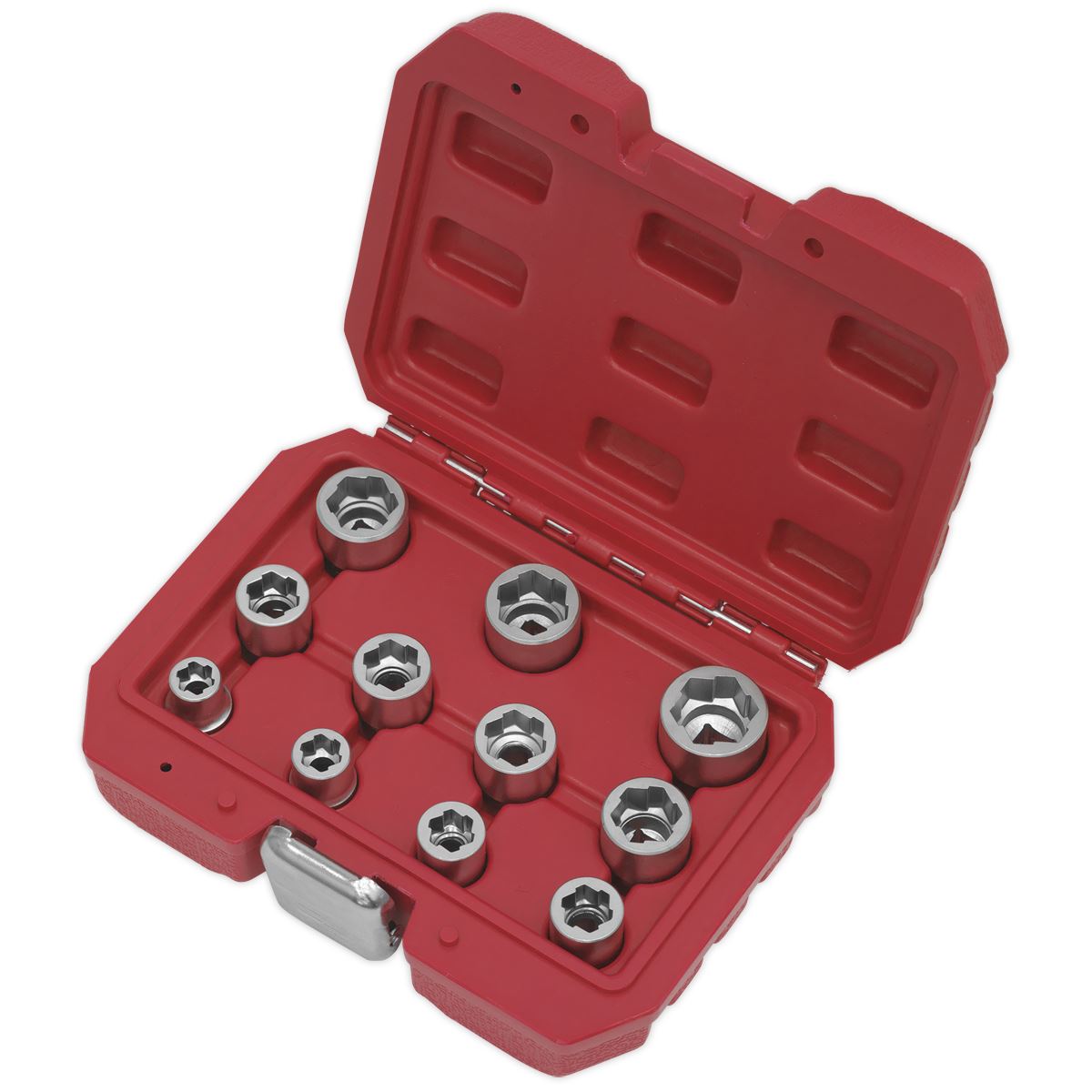 Bolt Extractor Socket Set 11Pc 3/8Inchsq Drive Metric