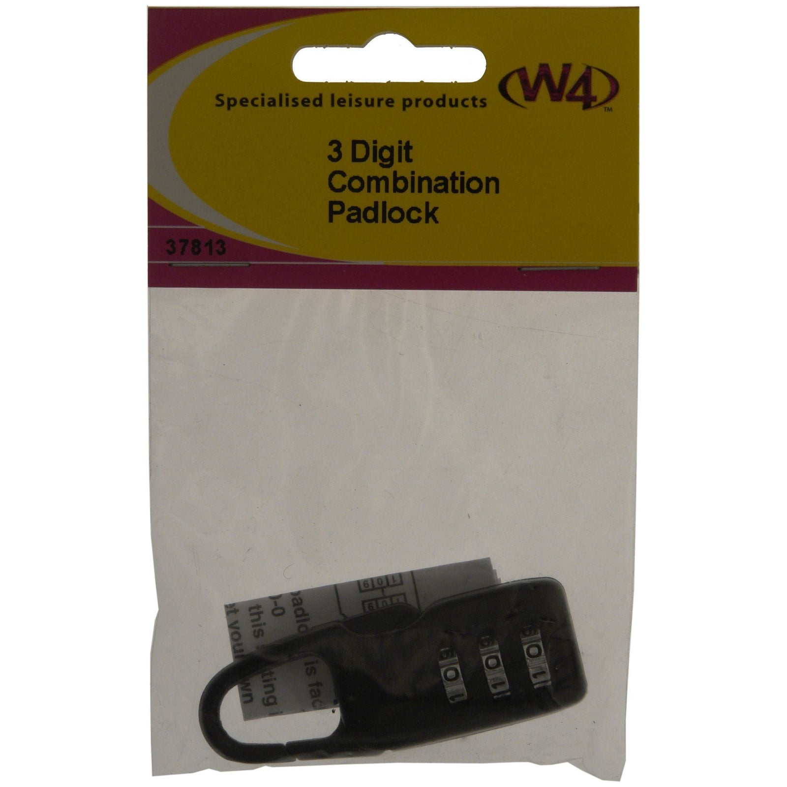 MDS1203 W4 Combination padlock 37813