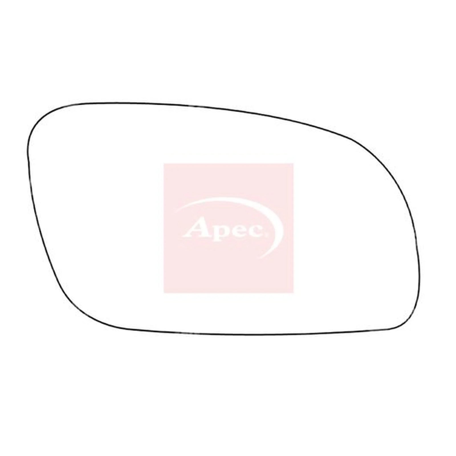 Apec Exterior Wing Mirror Glass Right AMS2264