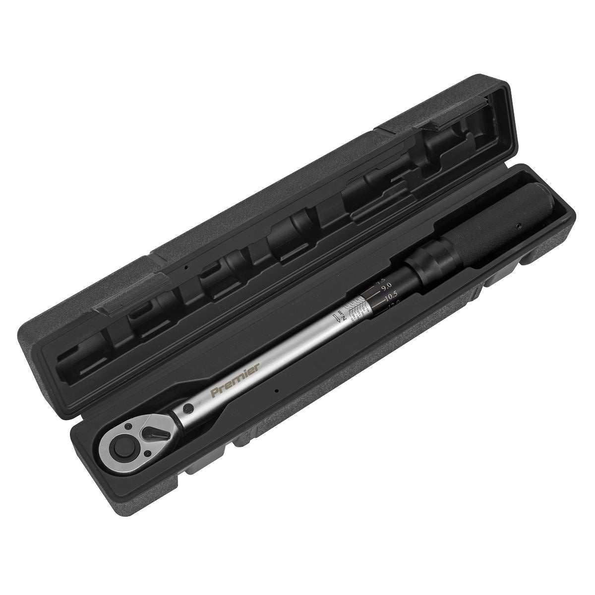 Sealey Premier Premier Micrometer Style Torque Wrench 1/2"Sq Drive 40-210Nm