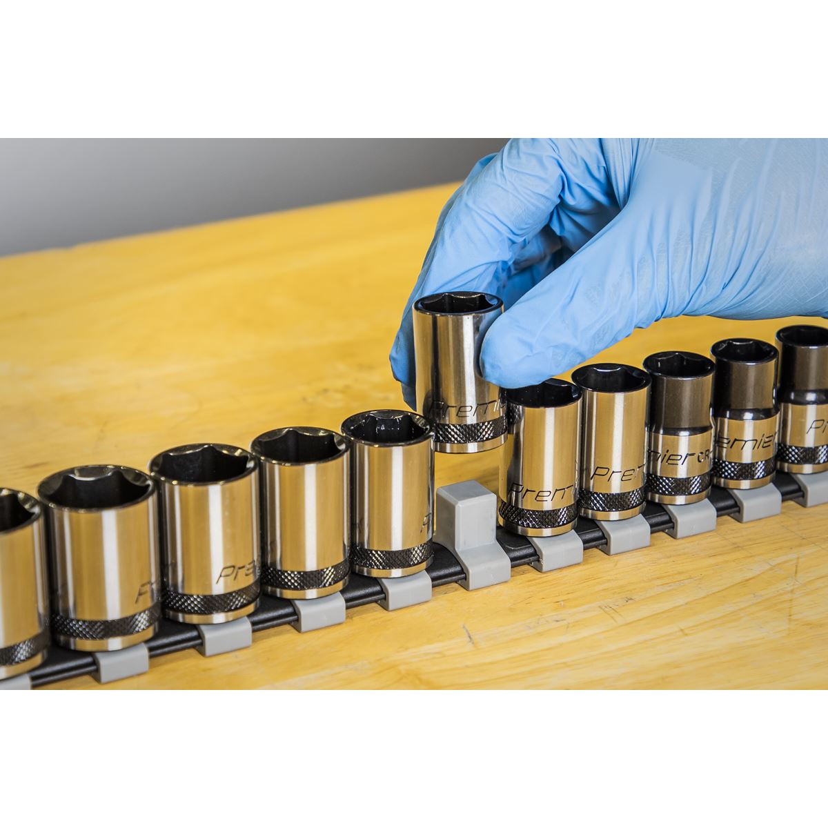 Sealey Socket Set 13pc 1/2"Sq Drive Metric Black Series AK7994