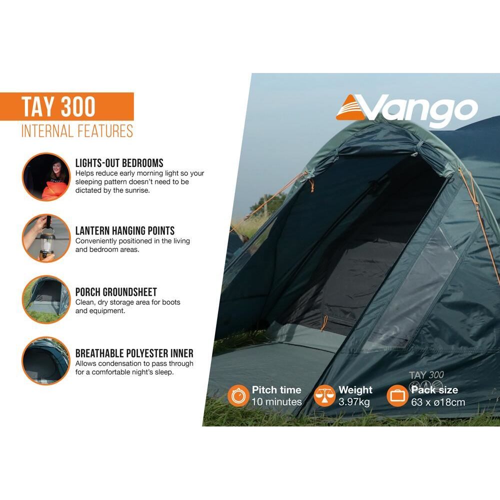 Vango Tay 300 Tent Deep Blue