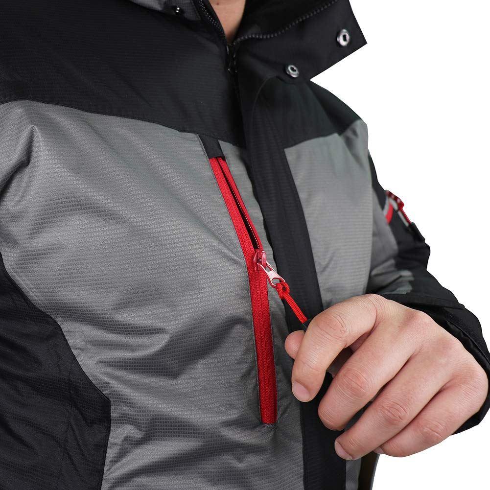 Tool Connection Waterproof Lightweight Padded Jacket - Black/Grey - L LCJKT446-L