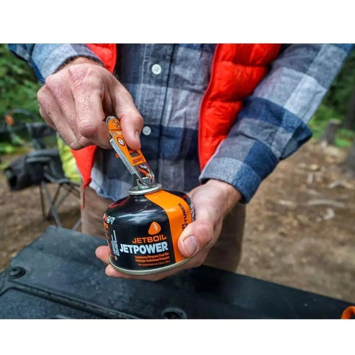 Jetboil CrunchIt Fuel Can Recycling Tool CRUNCH Steel