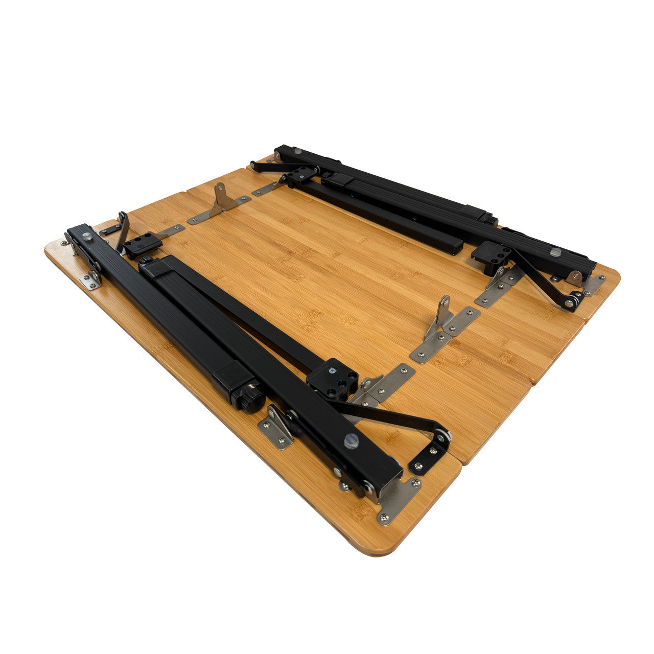 Olpro Bamboo Camping Table 4 Folding 65cm x 50cm