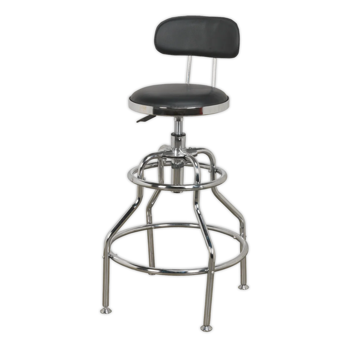 Sealey Pneumatic Workshop Stool SCR14 760-880mm Adjustable Height