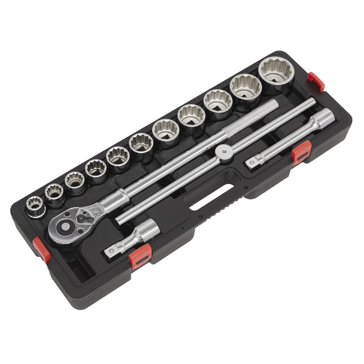 Sealey Premier Premier Socket Set 3/4"Sq Drive 12-point 15pc AK2583