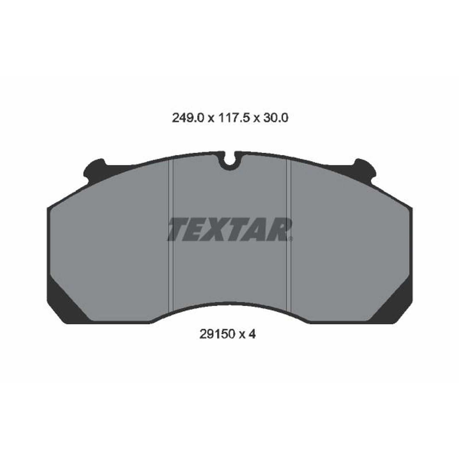 Textar Front Brake Pad Set 2915001