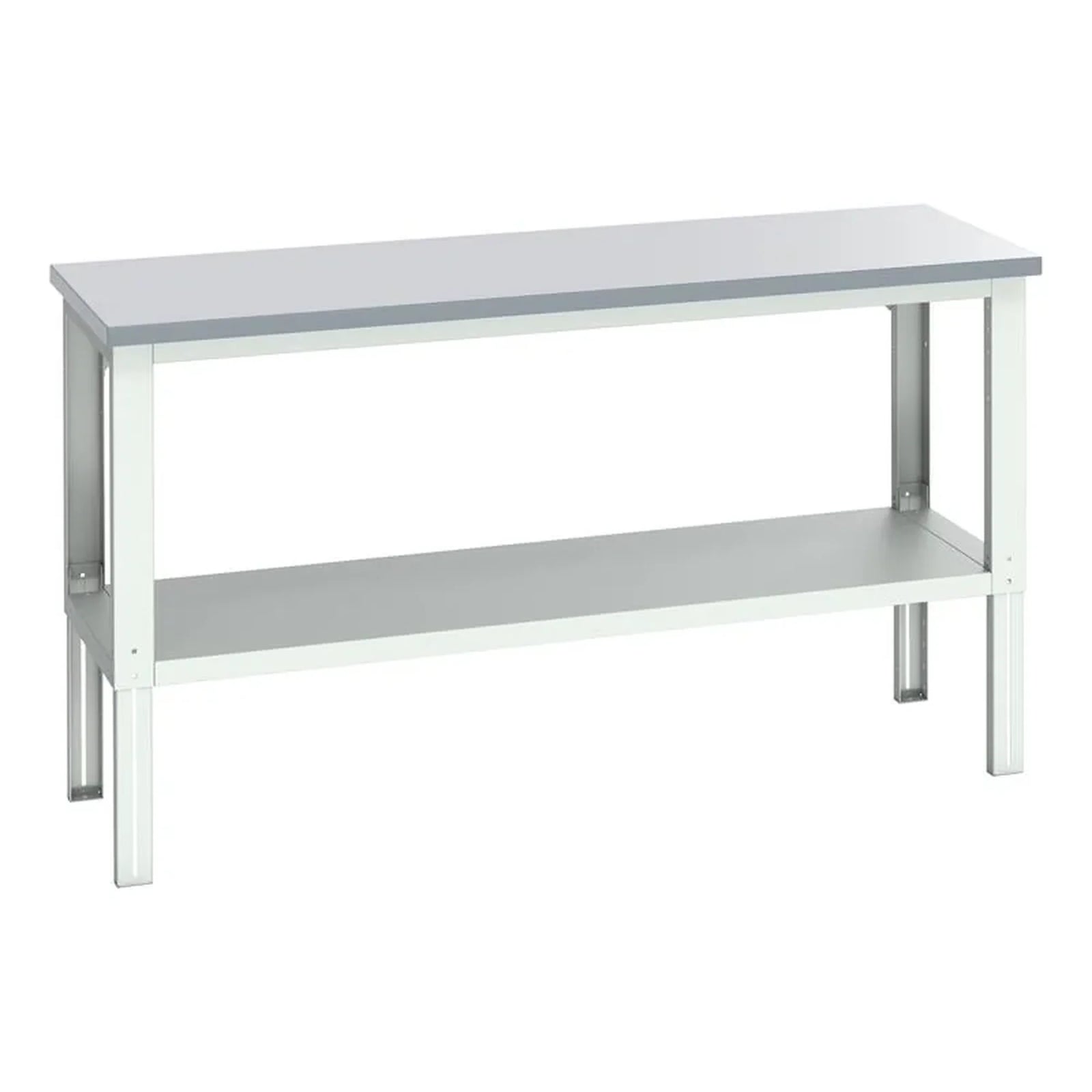 Bott Cubio Adjustable Bench with Shelf, ESD Laminate Top 2000 x 750mm
