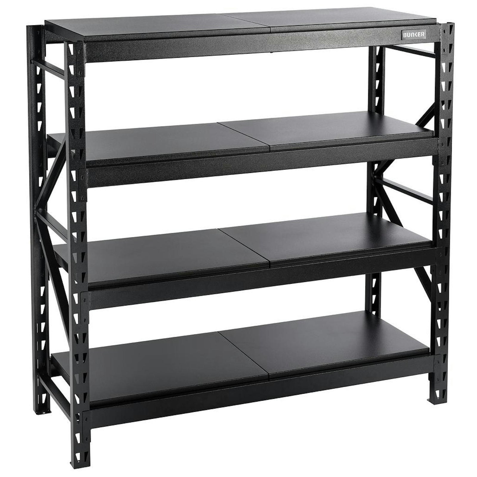 BUNKER 22 Piece 4 Tier Racking, 1600mm - B500-4TM