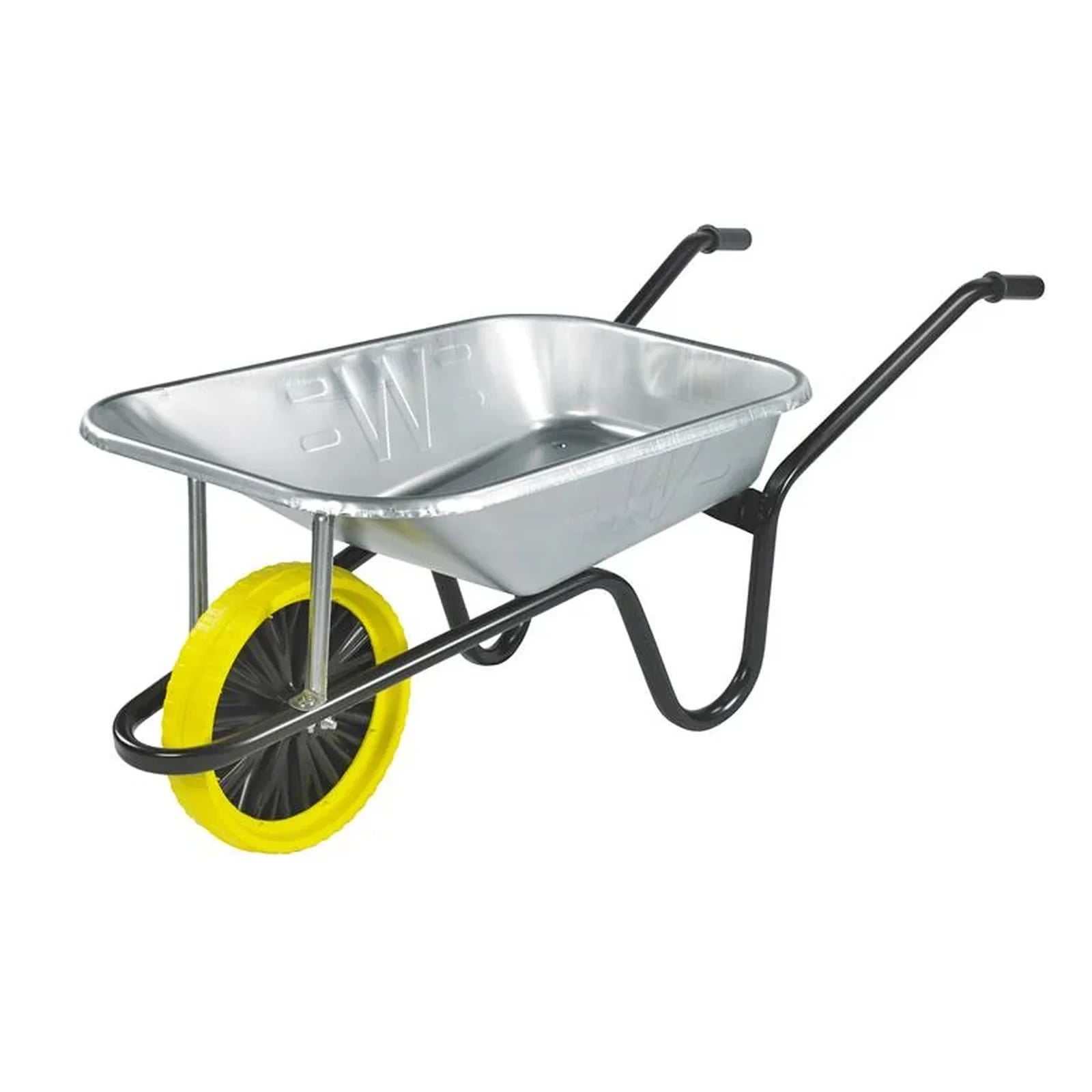 Walsall 85L Galvanised Contractor Wheelbarrow - Puncture Proof - CGVPP