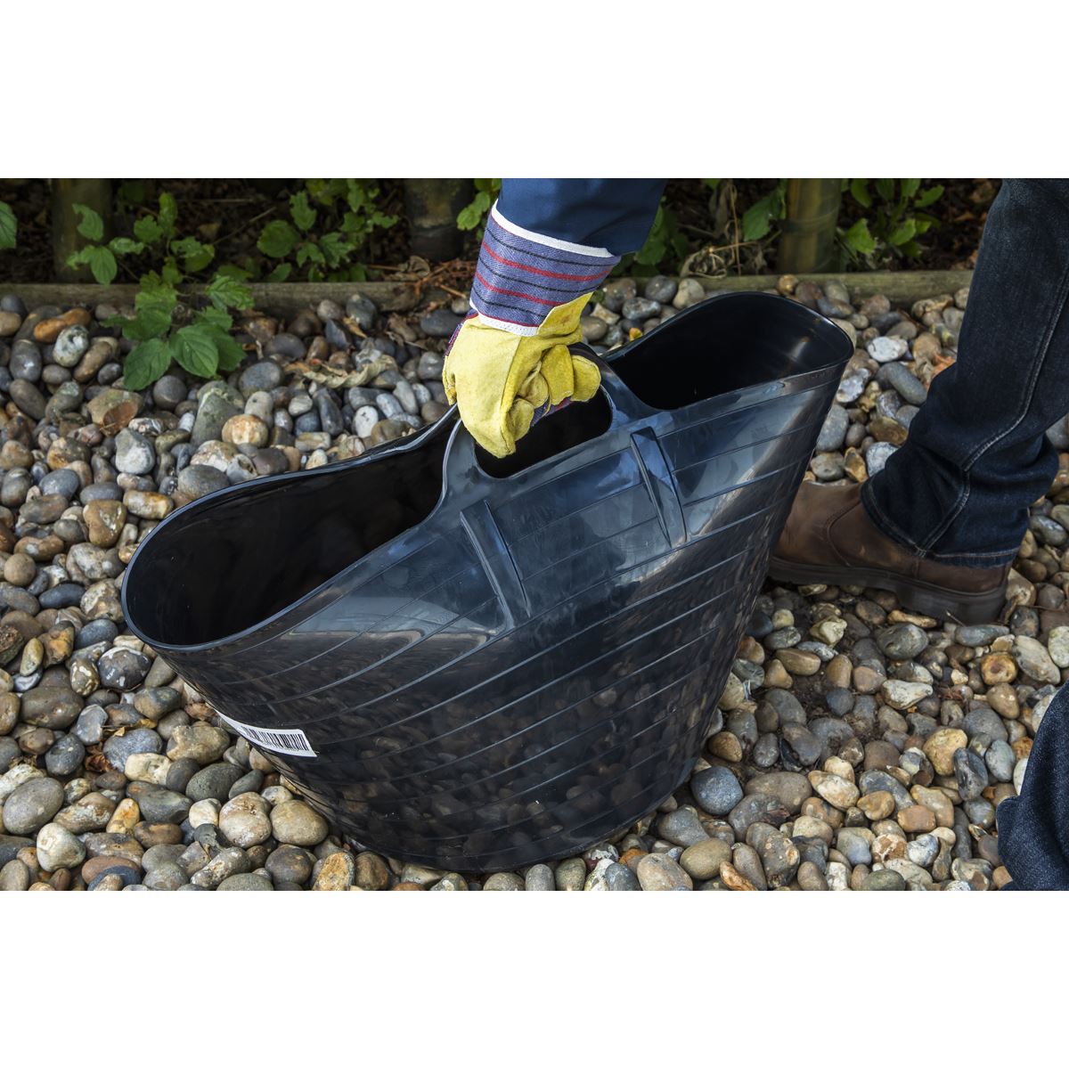 Sealey Heavy-Duty Flexi Tub 40L Black SFT40B