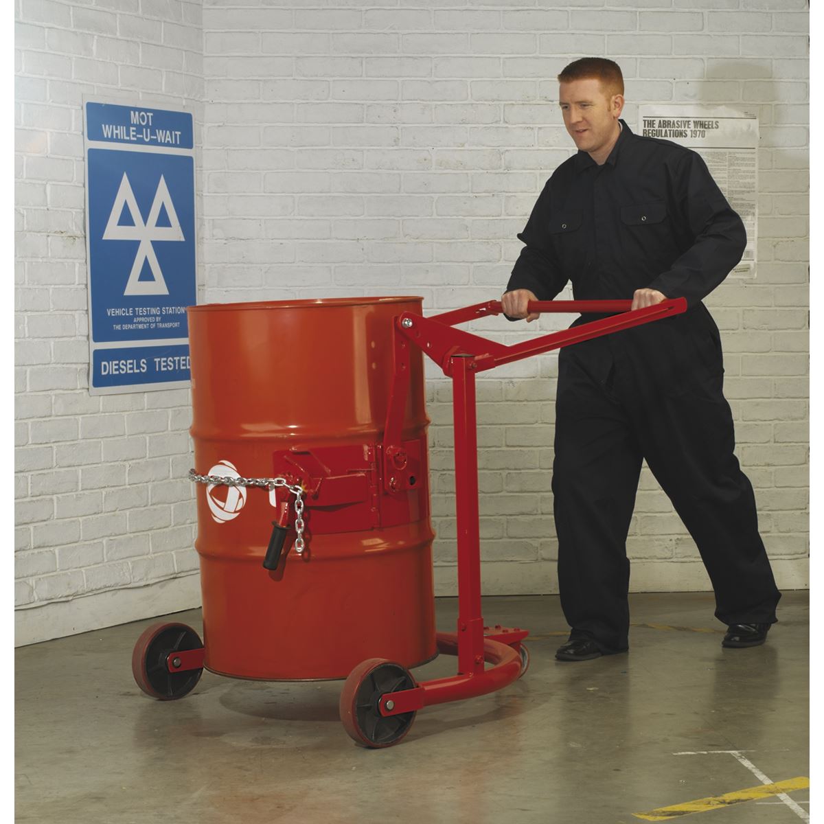 Sealey Mobile Drum Handler 205L DH02