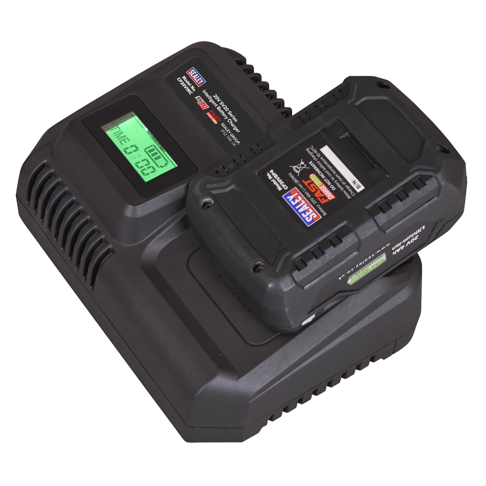 Sealey Intelligent Battery Charger 20V SV20 Series 2.4A-8A