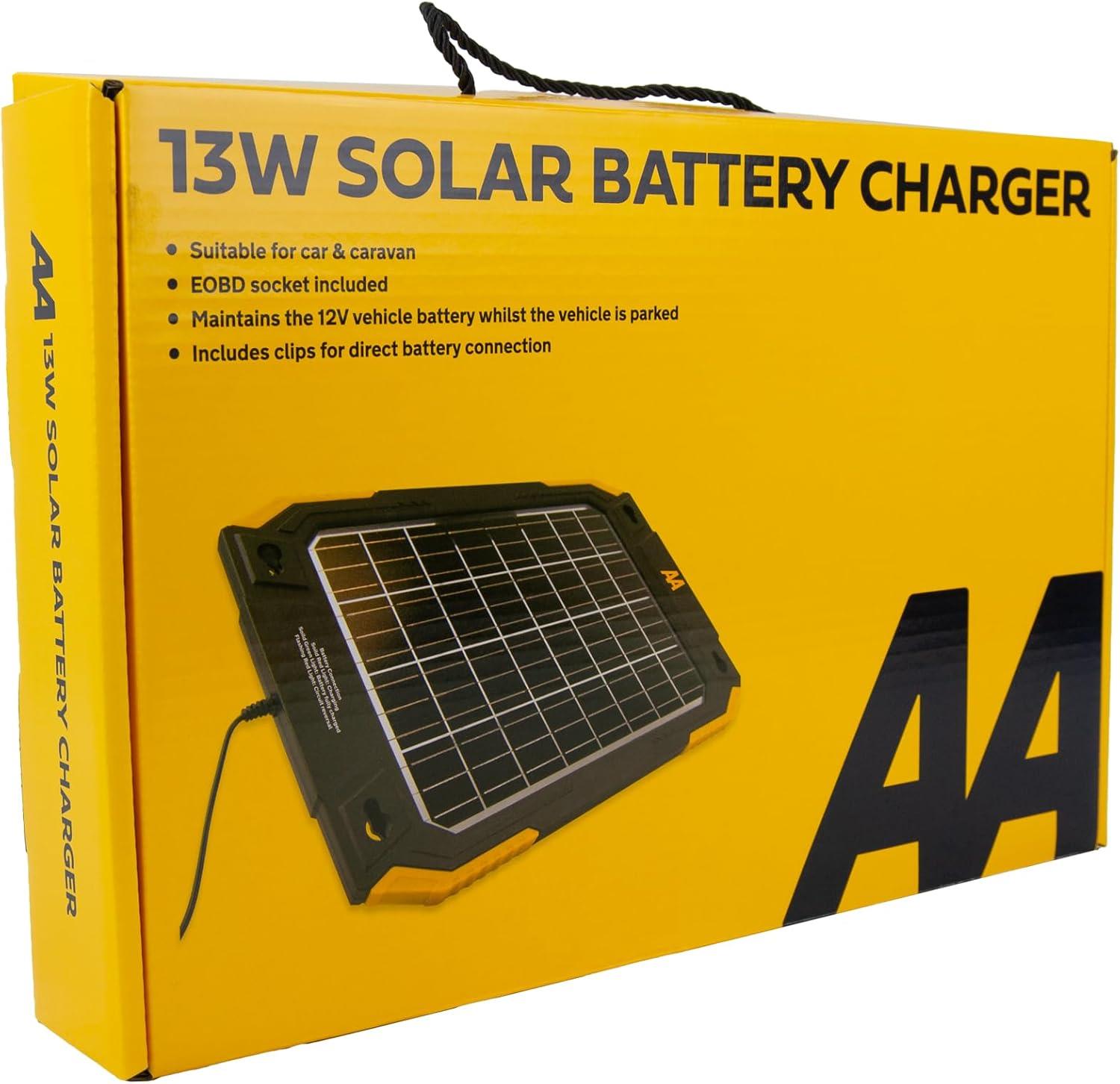 AA 13W Solar Battery Charger