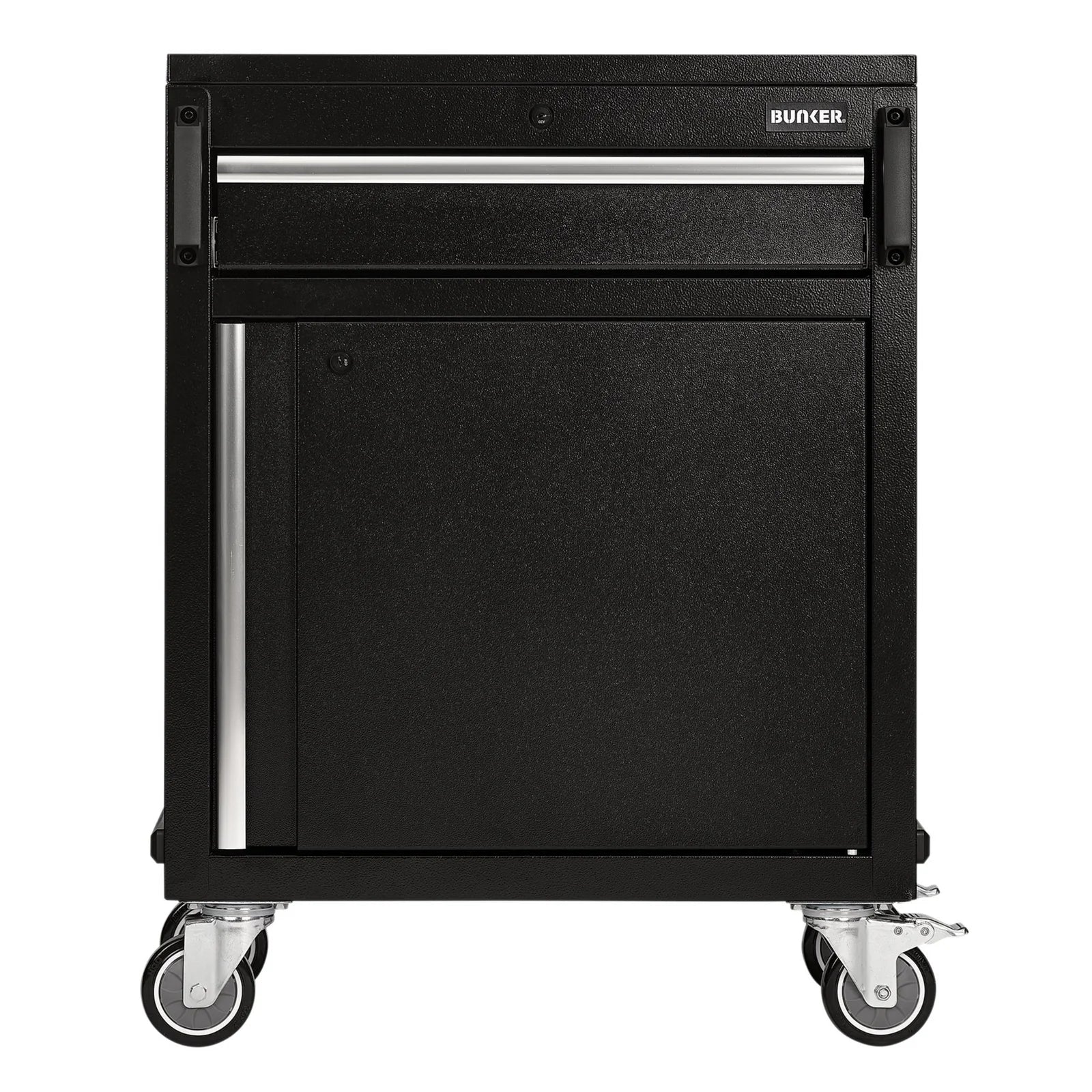 BUNKER Modular Power Tool Mobile Cabinet, 1 Drawer, 1 Door, 646mm - MS400-PTT