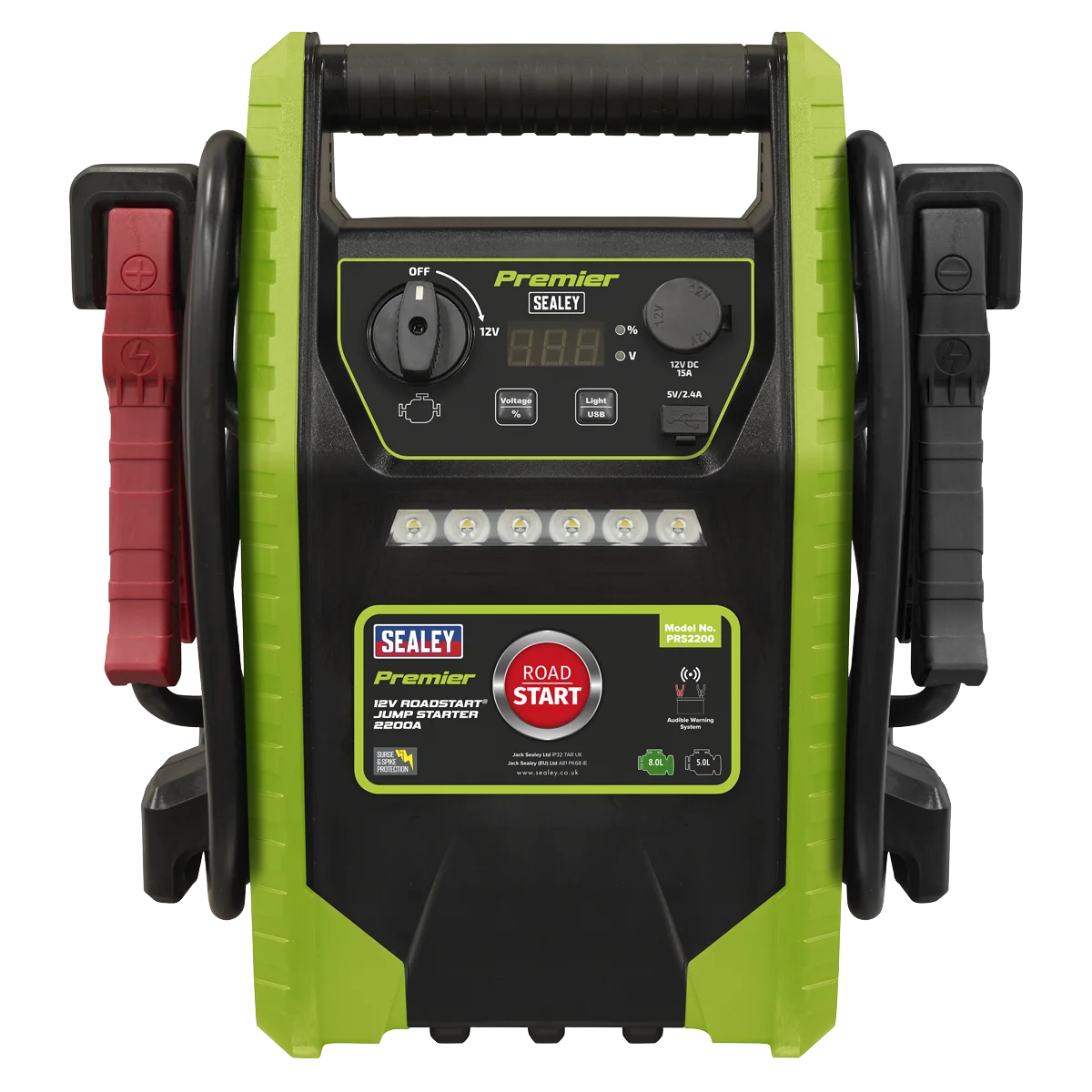 Sealey Premier 12V Jump Starter PRS2200 2200 Peak Amps