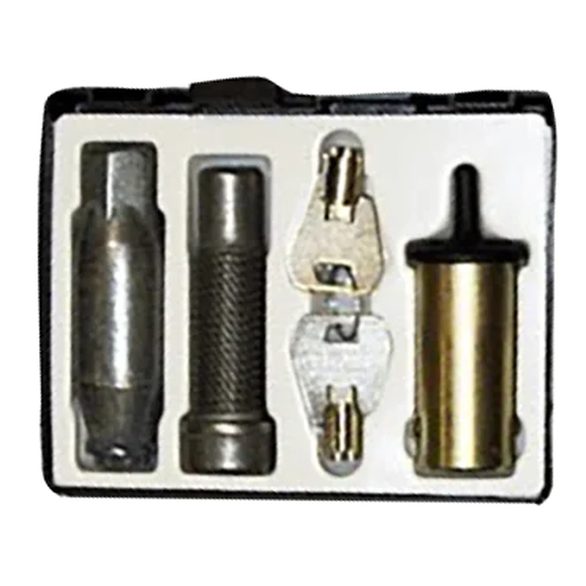 AL-KO Compact Barrel Lock & Keys for Caravan Wheel Security