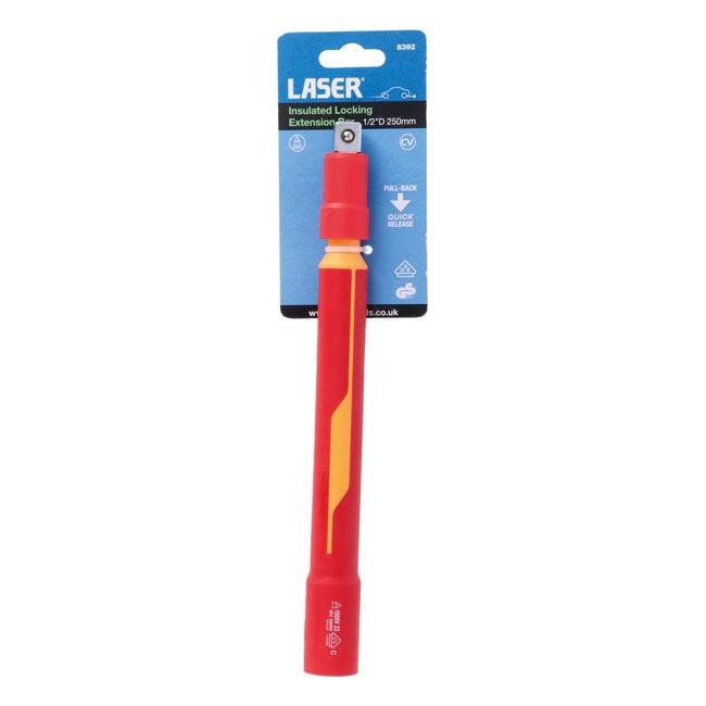 Laser Insulated Locking Extension Bar 1/2"D 250mm 8392