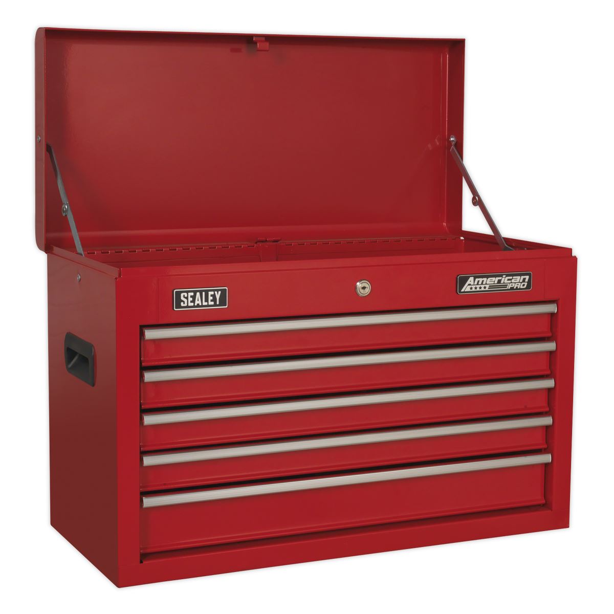 Sealey Topchest Mid-Box & Rollcab 14 Drawer Stack Red AP22STACK