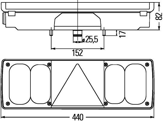 Hella Tail Light / Lamp 2VP 340 450-037
