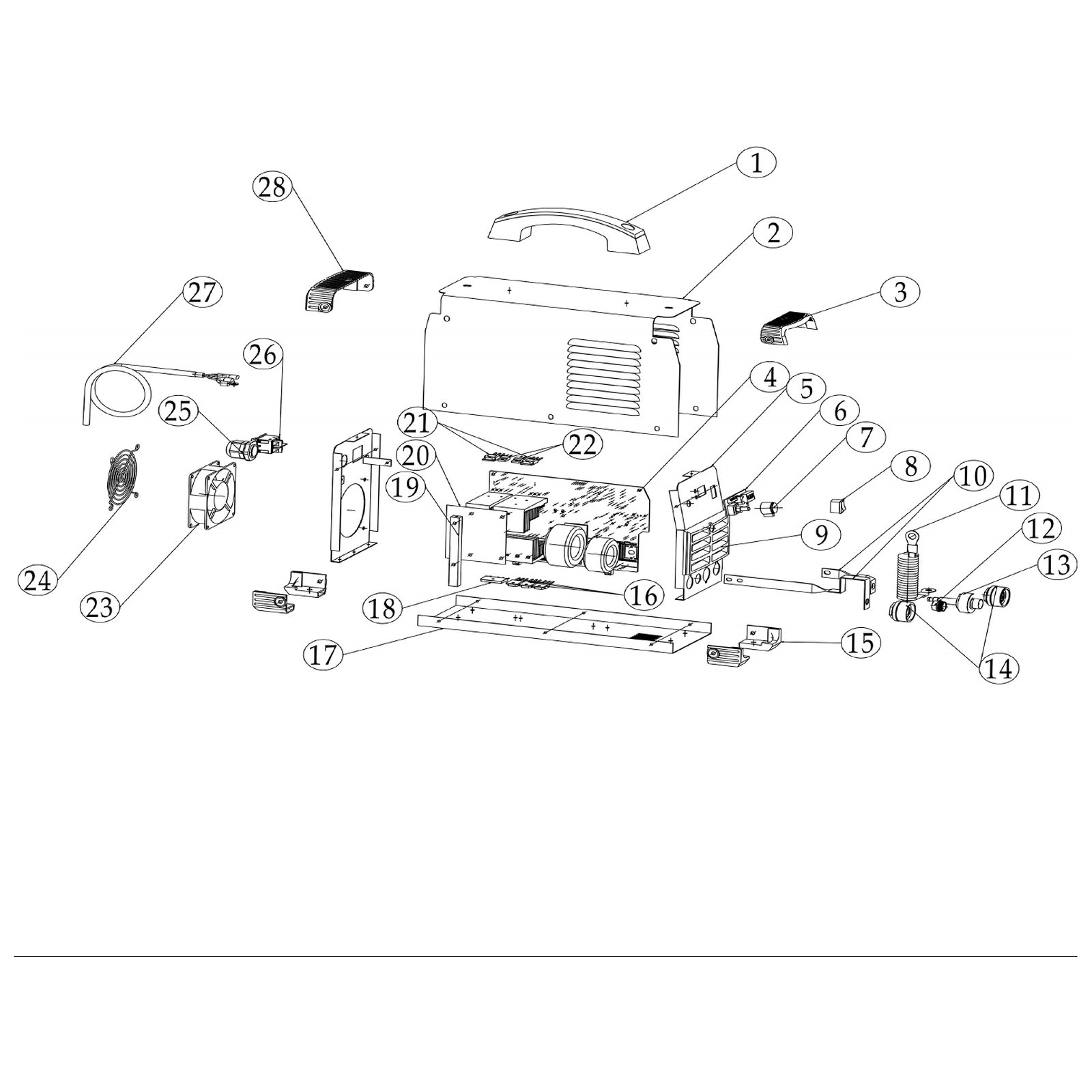 Draper Control PCB Board YTW145A-6 94936