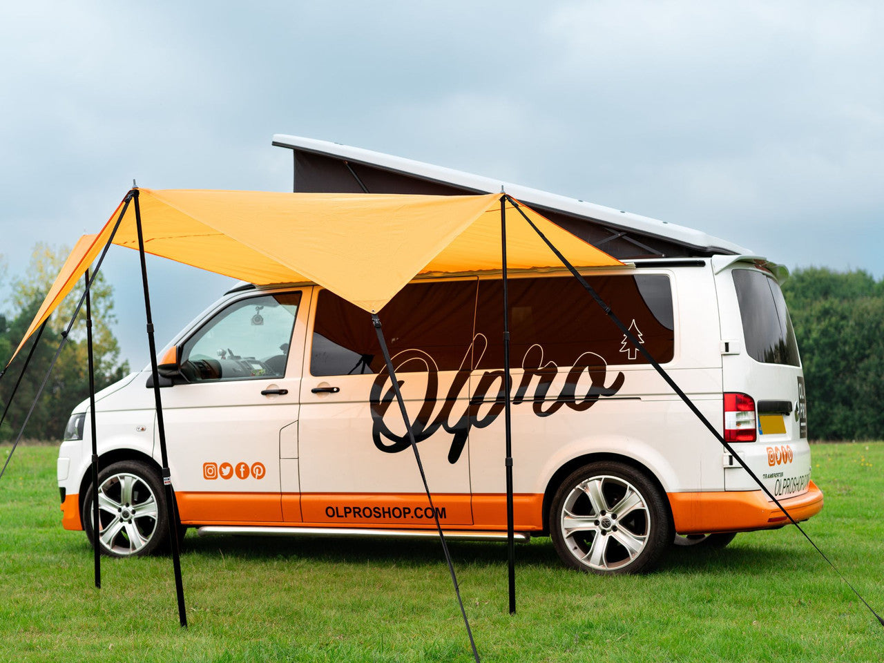 Olpro Rectangle Canopy/Shade (Orange l)