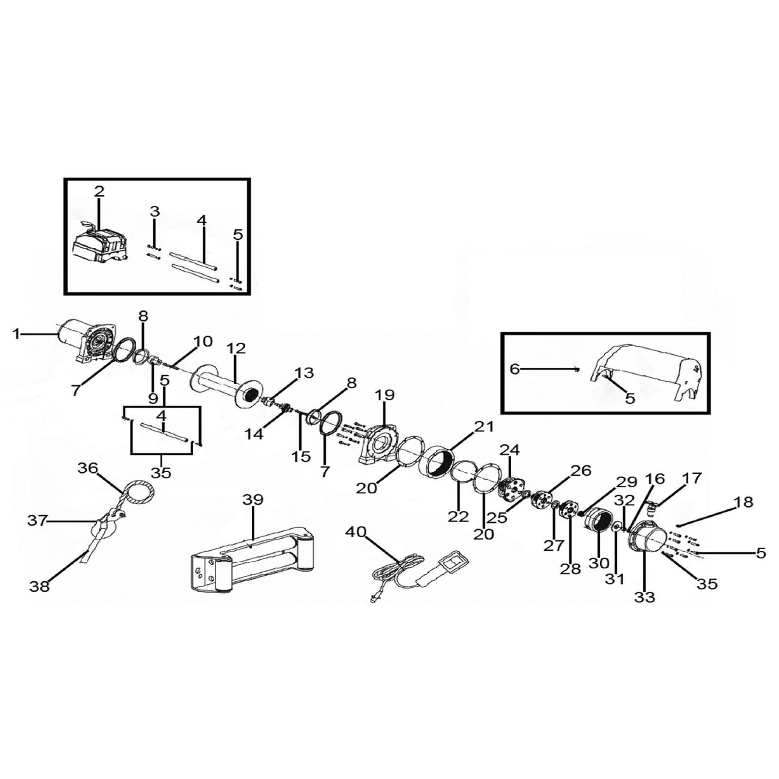 Sealey Motor assembly SRW5450.01