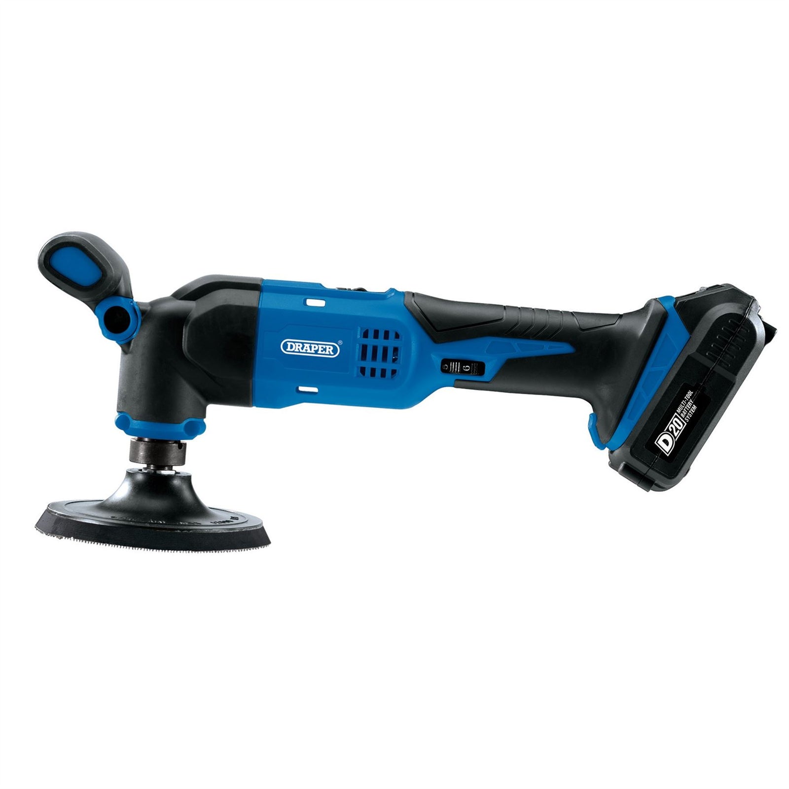 Draper D20 20V Dual Action Sander/Polisher - Bare 55741