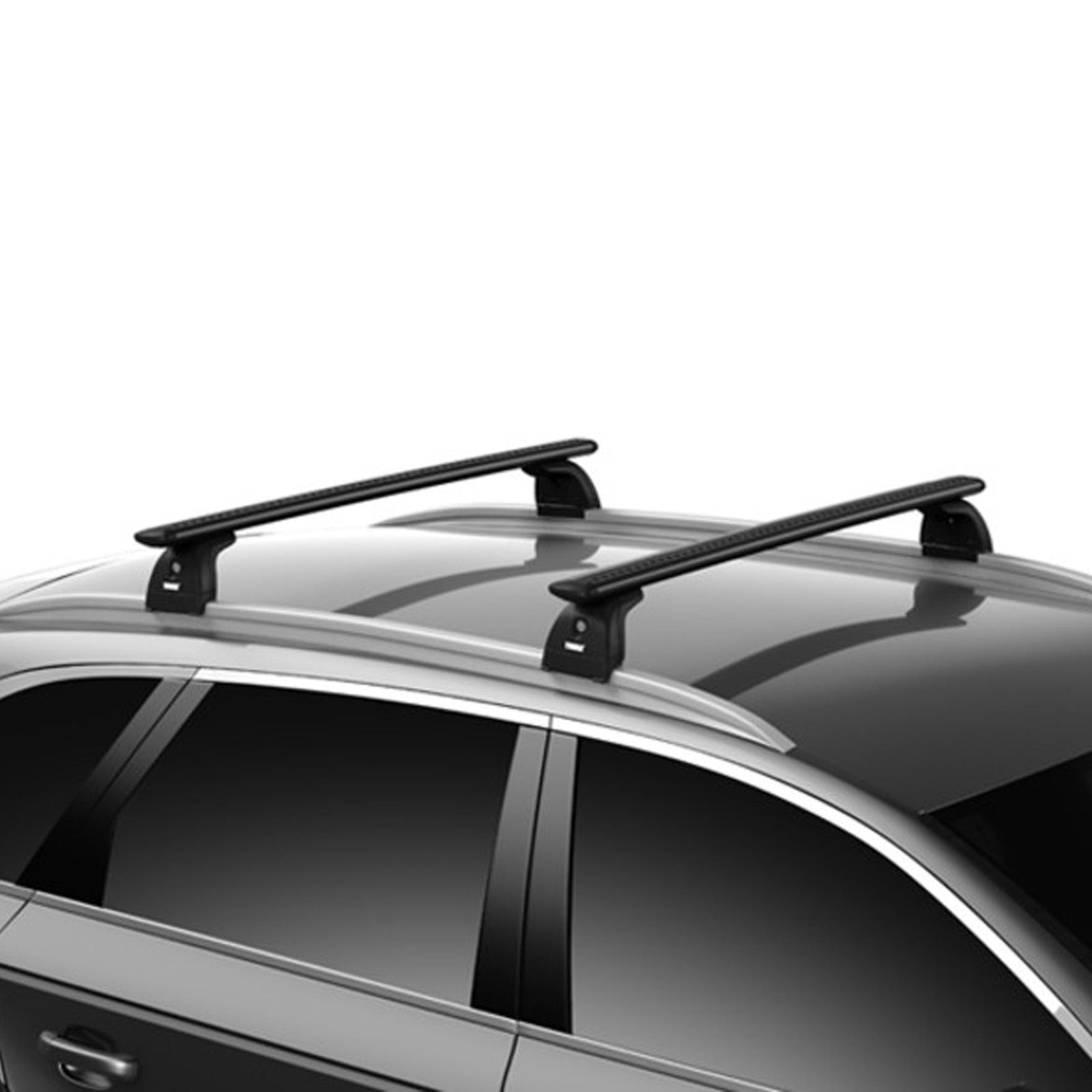 Thule WingBar Evo Roof Bars Black fits Volkswagen Passat Variant 2015- 5 doors with Flush Rails