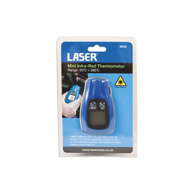 Laser Mini Infra-Red Thermometer 6838
