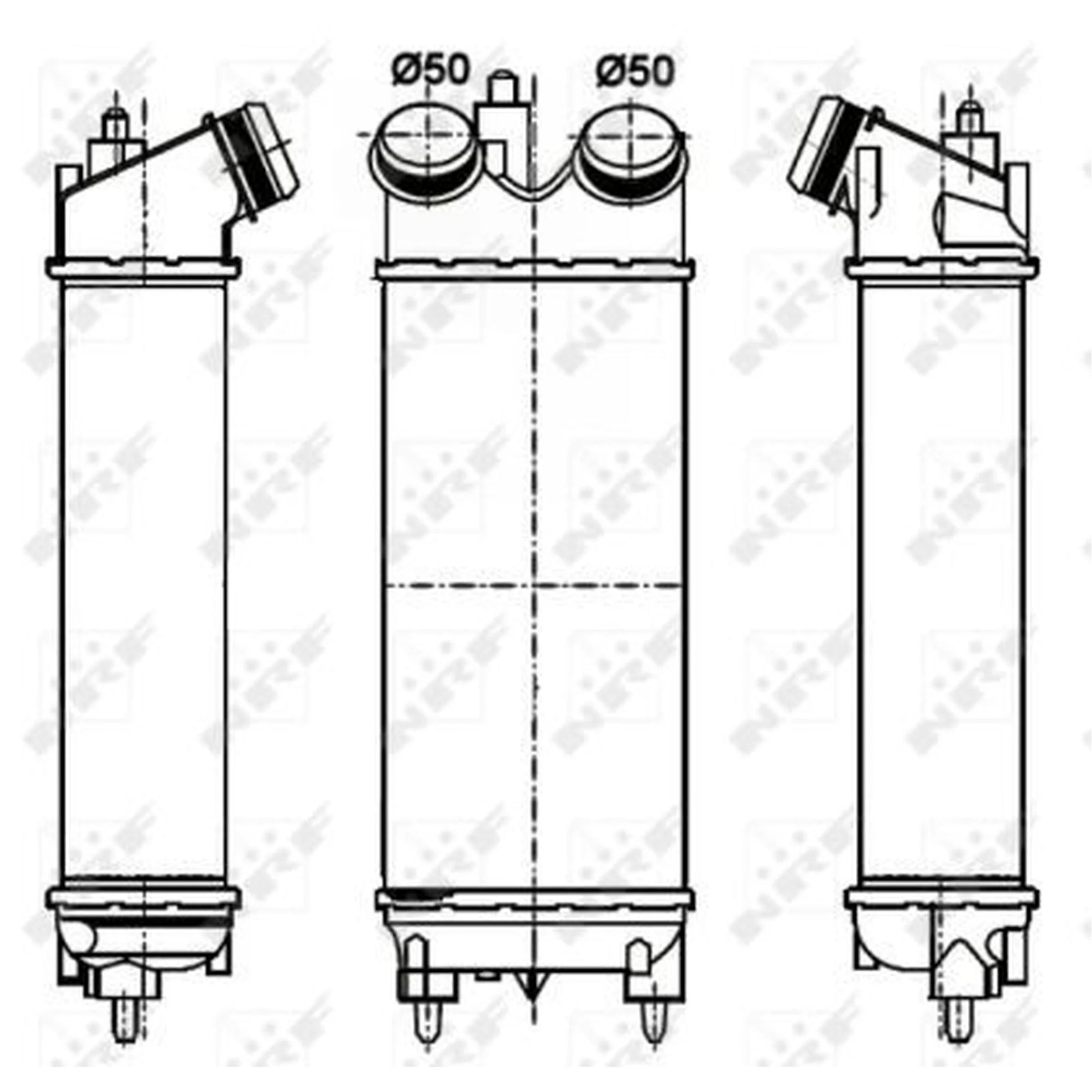 NRF Intercooler (Charge Air Cooler) 30274