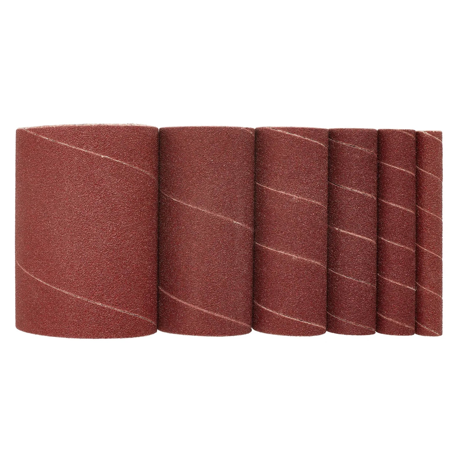 Draper Assorted Aluminium Oxide Sanding Sleeves, 115mm, 80 Grit (Pack of 6)