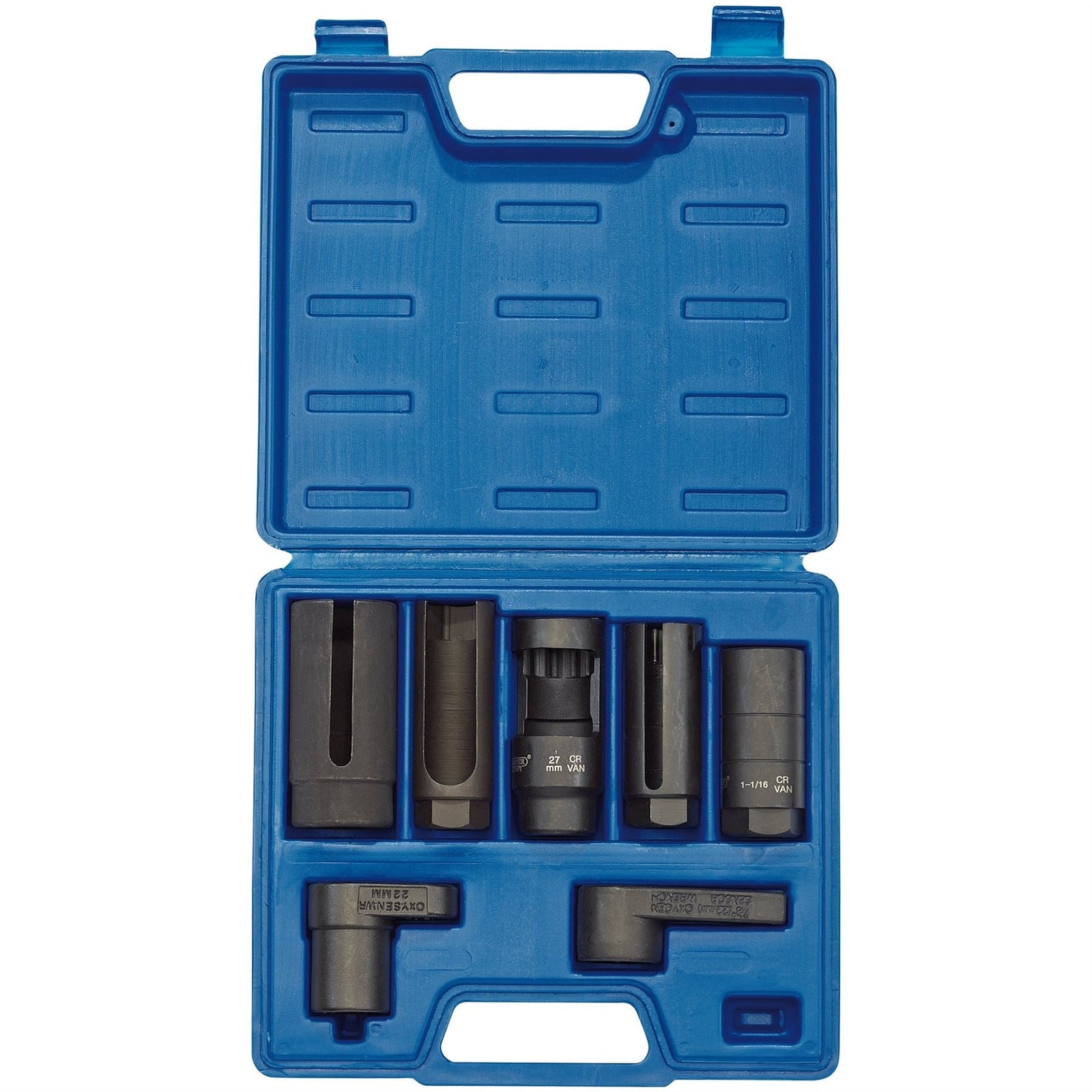 Draper Lambda/Oxygen Sensor Socket Set, 3/8", 1/2" Sq. Dr. (7 Piece) 89765