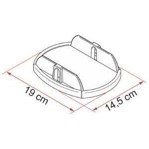 Fiamma Plates Pro (4) Grey 97901-057