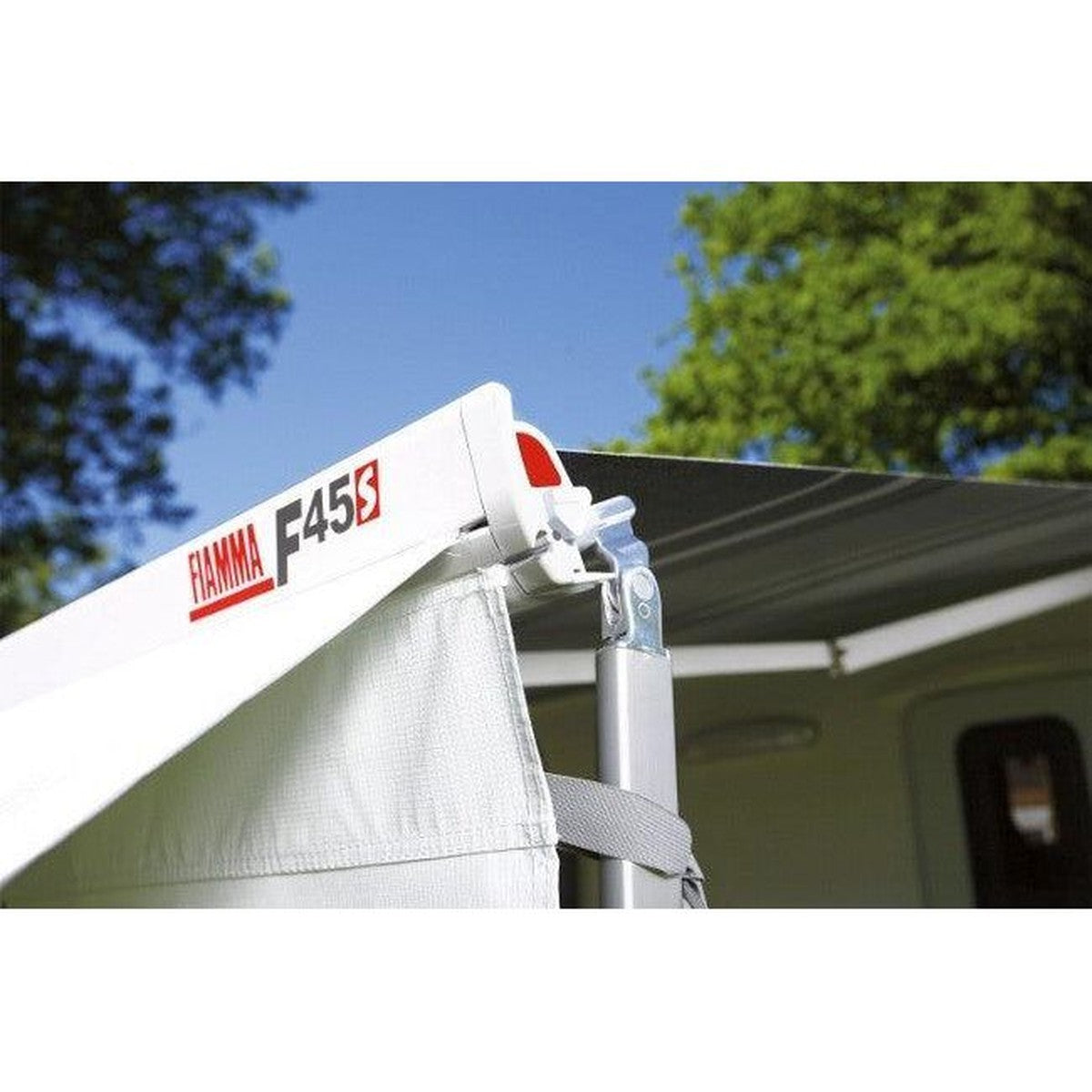 Fiamma F45S 450cm Motorhome Awning Canopy Polar White Cassette Sahara Canopy