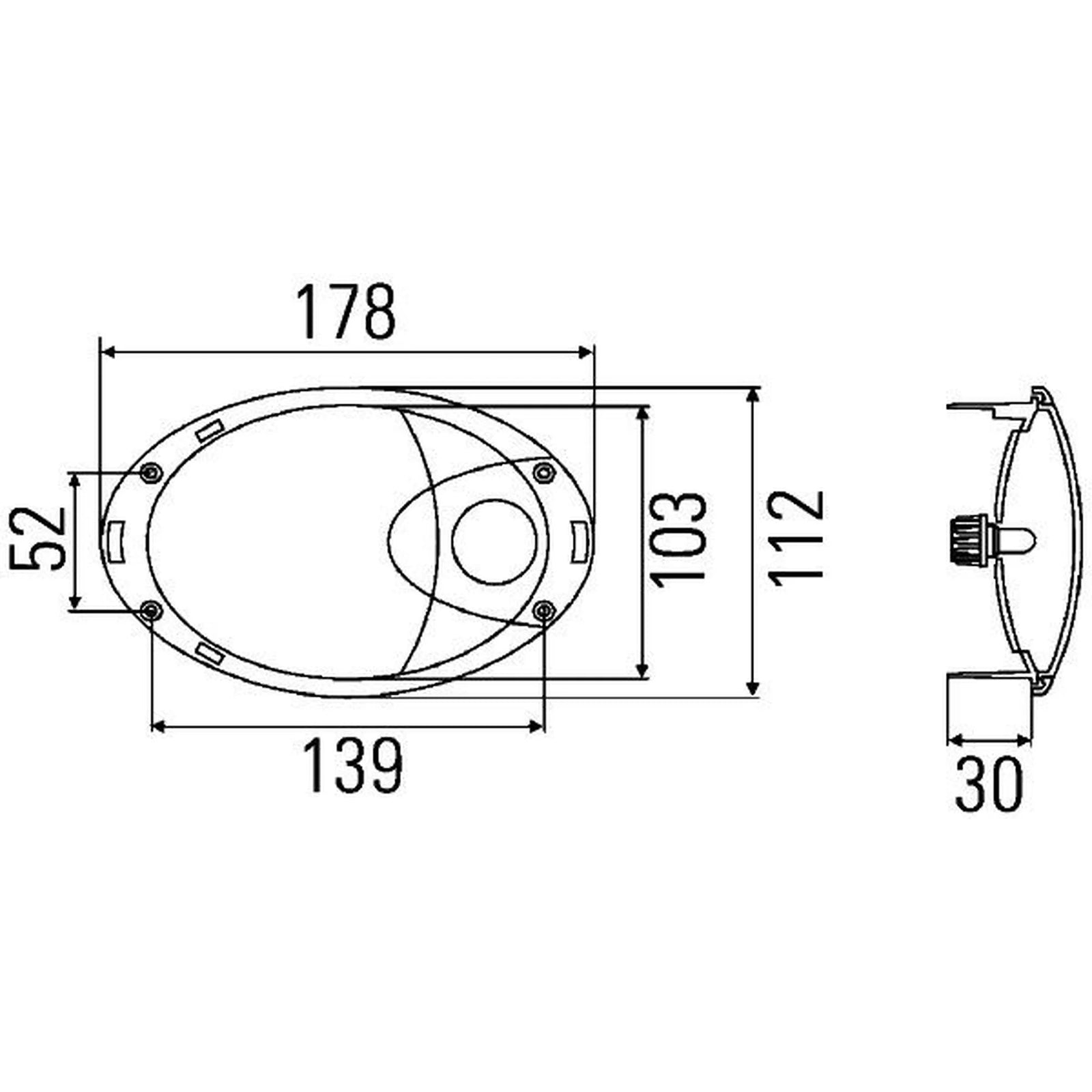 Hella Interior Lamp MG12 2JA Interior 2JA 009 294-001 2JA 009 294-001