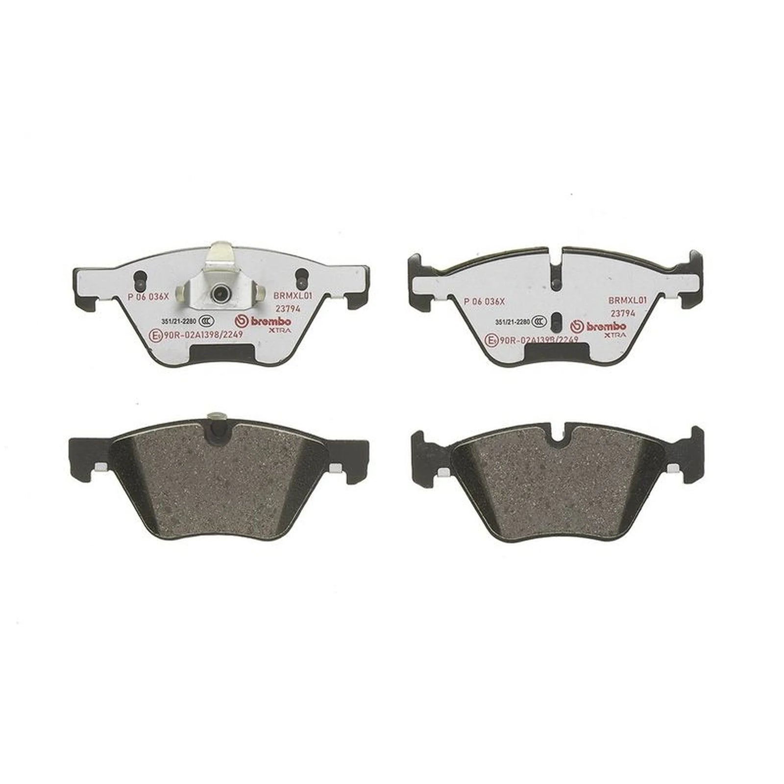 Brembo 4 x Front Brake Pad Set P06036X