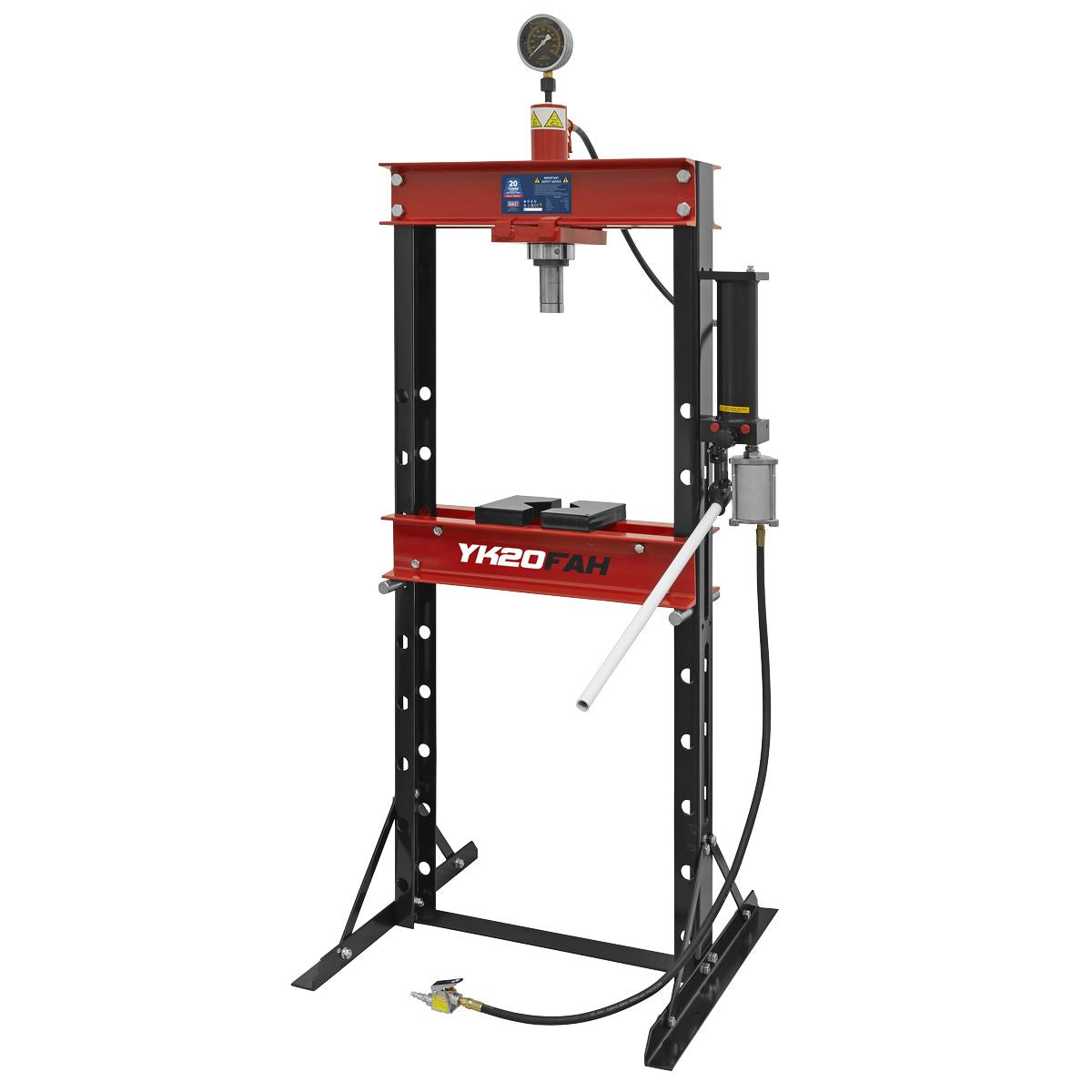 Sealey Air/Hydraulic Press 20 Tonne Floor Type YK20FAH