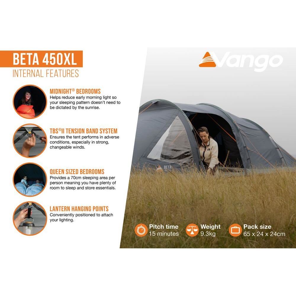 Vango Beta 450XL Tent Deep Blue