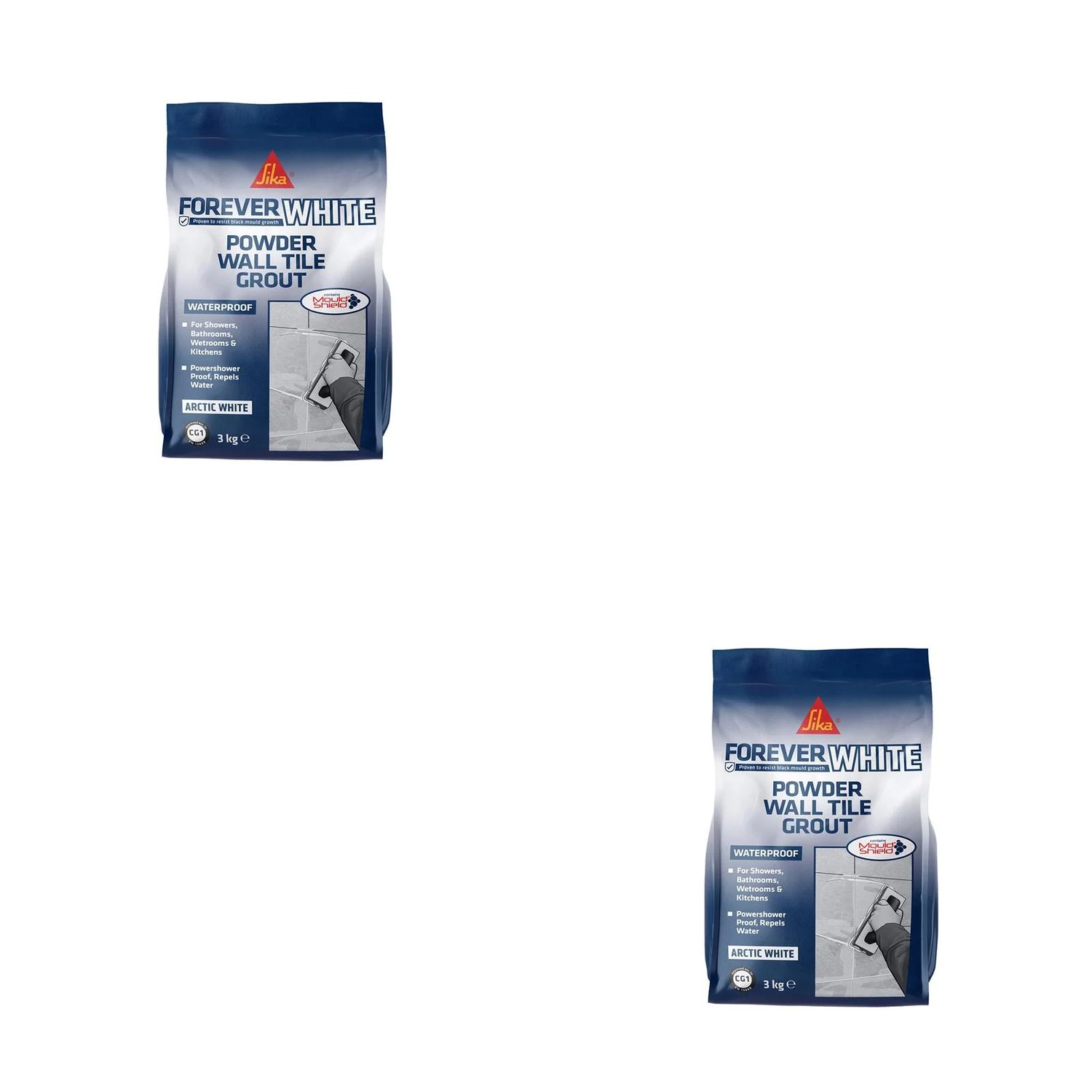 Everbuild Sika Sika® Forever White Powder Wall Tile Grout 3kg - 852167