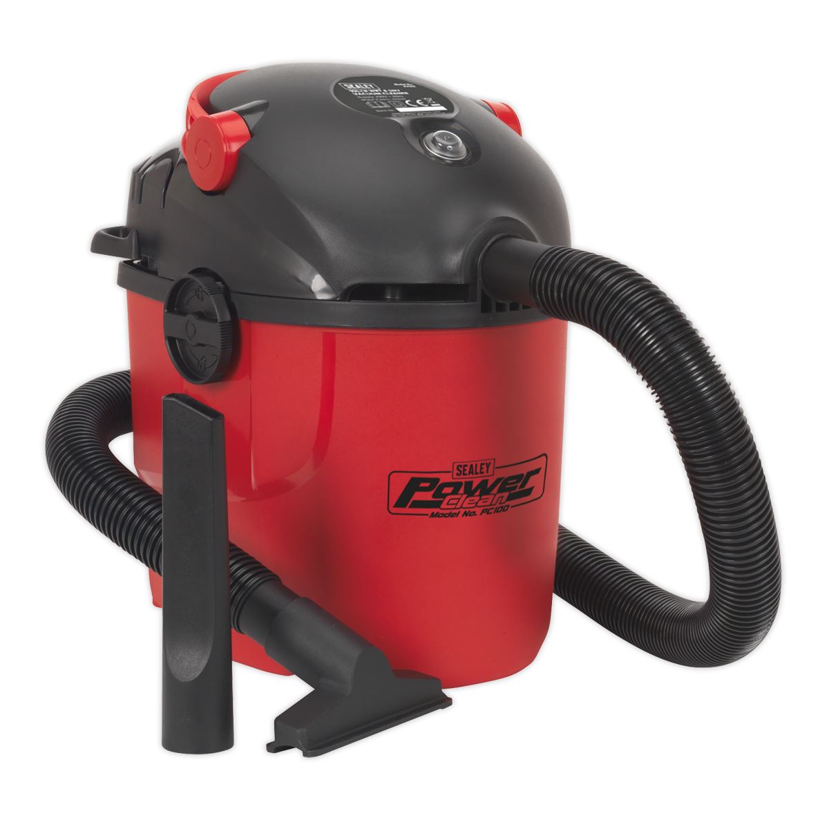 Sealey Vacuum Cleaner Wet & Dry 10ltr 1000W/230V PC100